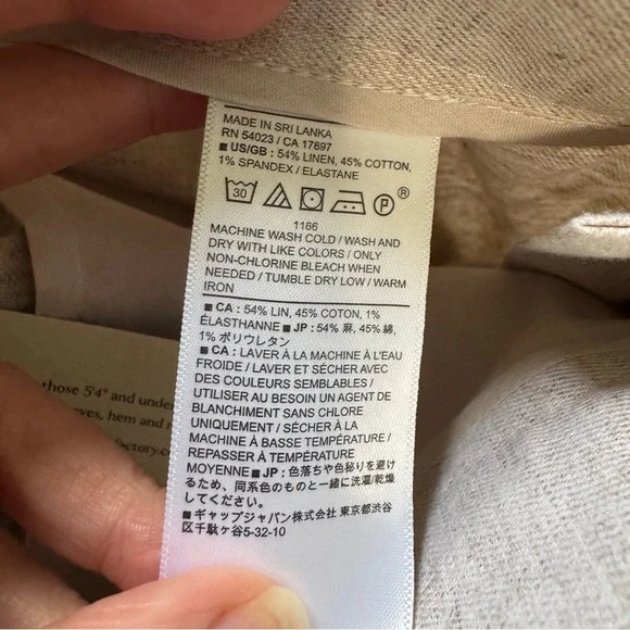 Banana Republic NWT Linen Blend Palazzo Pants - Picture 7 of 10